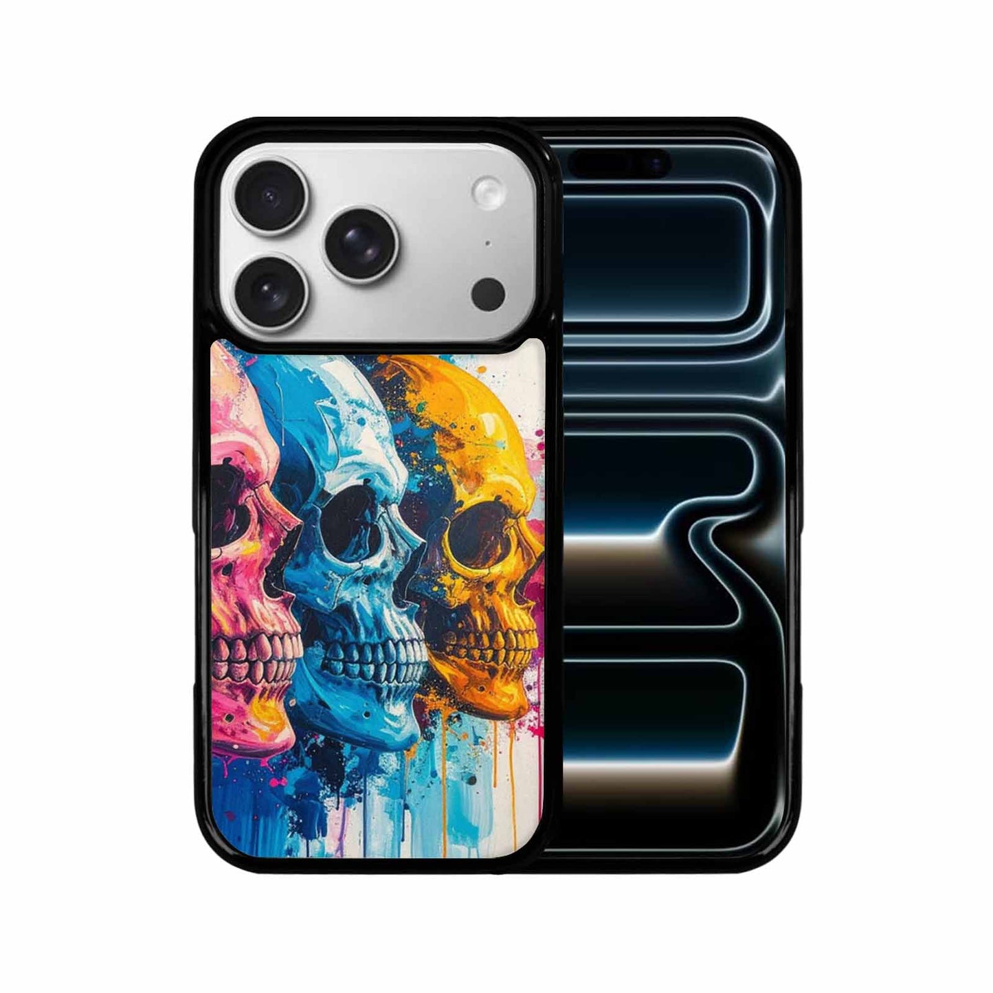 iPhone 17 Pro Case — Skull Dark Art Gothic Print Gothic, Unique Phone Case Design