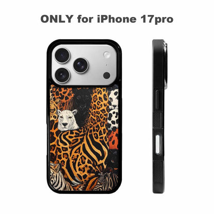 iPhone 17 Pro Case — Small Animal Print Pattern Randomly Animal, Original Design Phone Case