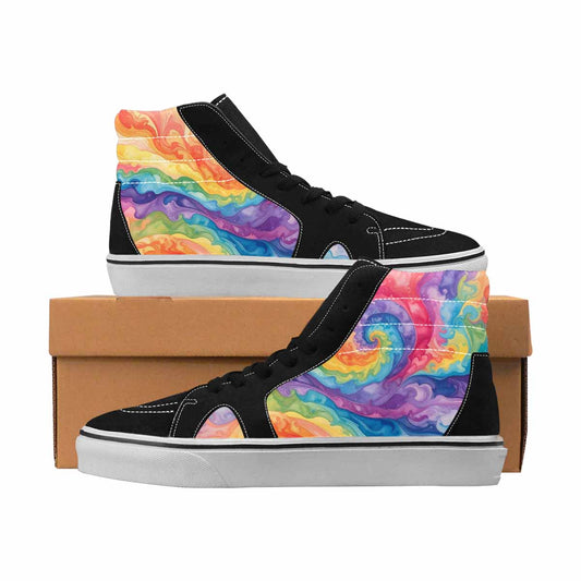 MEN'S Tie Dye High Top Canvas Custom Fashion Dreamcore Custom Shoes