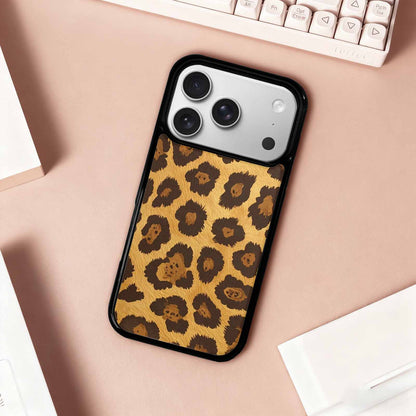iPhone 17 Pro Case — Classic Leopard Print Warm Golden Animal, Custom Made Phone Cover
