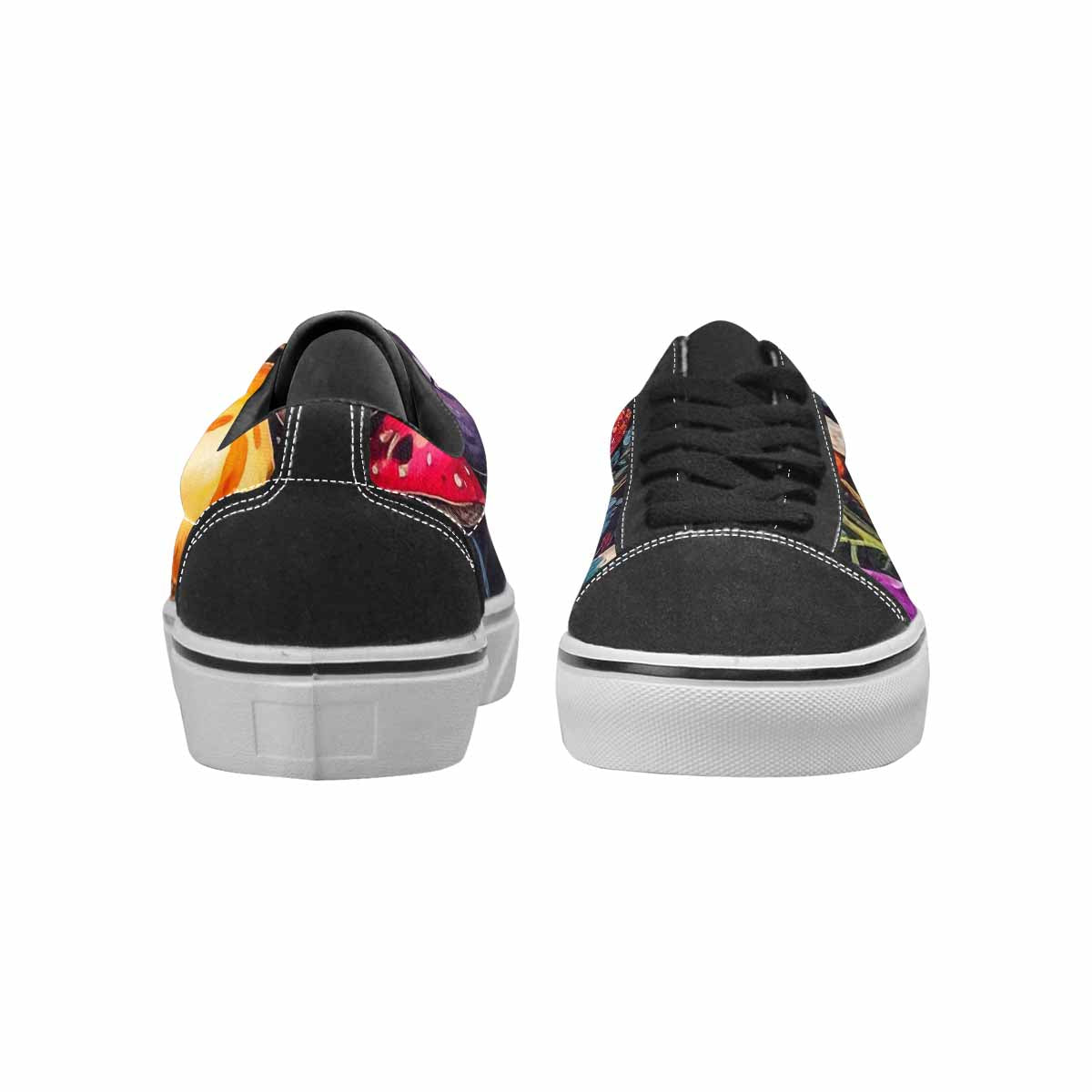 WOMEN'S Mushrooms Lace-Up Canvas Dark Academia Sneakers