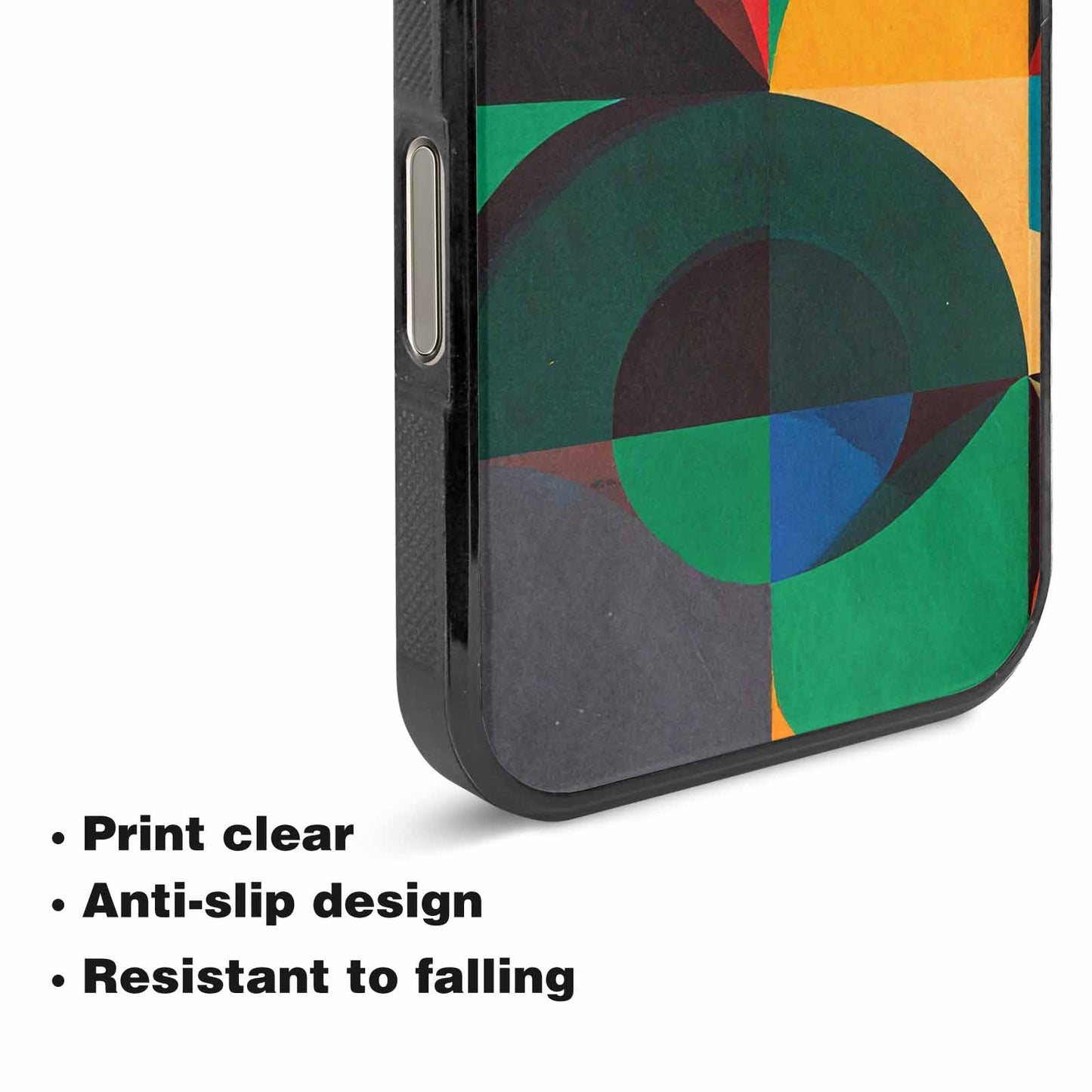 iPhone 16 Pro Case — 1990s Memphis Art Pattern, Custom Phone Case