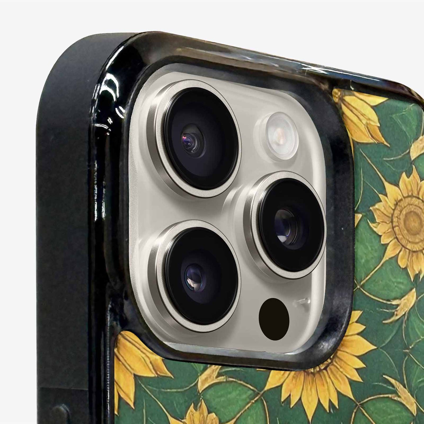 iPhone 16 Pro Max Case — Sunflower Mandala Kaleidoscope, Unique Phone Case Design