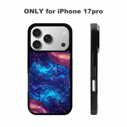 iPhone 17 Pro Case — Snake Print Galaxy Seamless Pattern Animal, Custom Art Phone Cover