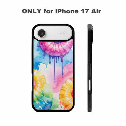 iPhone 17 Air Case — Dripping Tie Dye Spiral Custom Tie, Custom Designed Case Cover