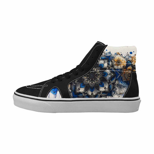 WOMEN'S Mandala Medallion High Top Canvas Aesthetic Custom Shoes