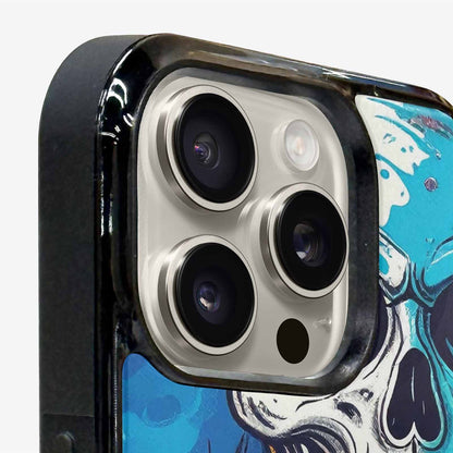 iPhone 16 Pro Case — Graffiti Skull Art Seamless Pattern Vibrant, Custom Made Phone Cover