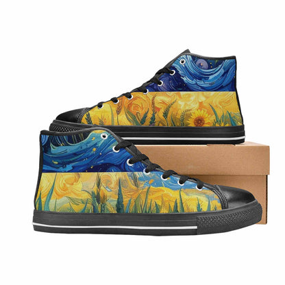 MEN'S Blend All Versions High Top Canvas Vibrant Chaos Shoes