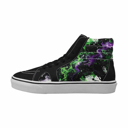 MEN'S Galaxy Nebula High Top Canvas Cottagecore Sneakers