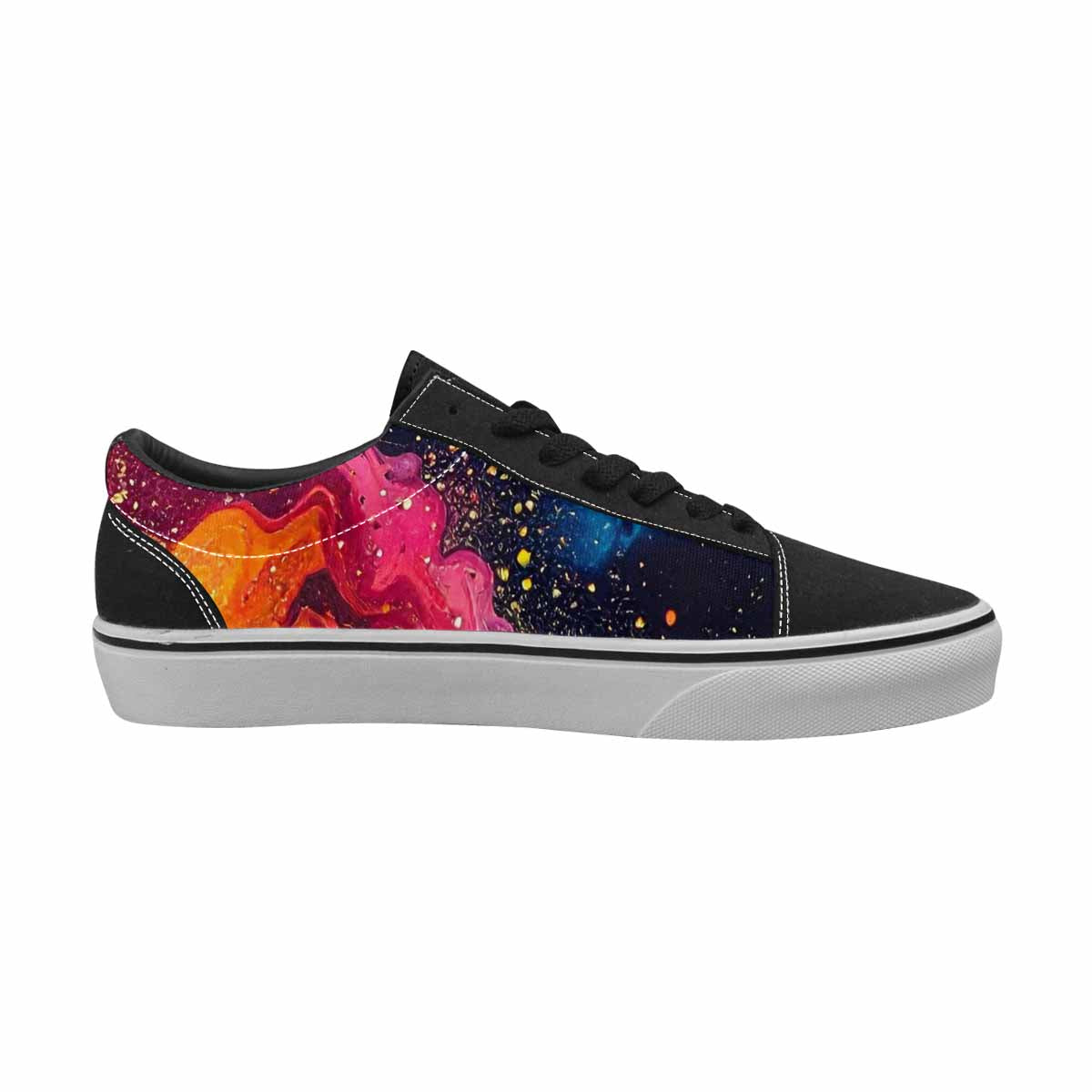 WOMEN'S Galaxy Art - Canvas Lace-Up Grunge Shoes