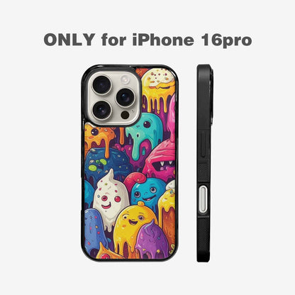 iPhone 16 Pro Case — Melting Ice Cream Monster Charac, Custom Phone Case