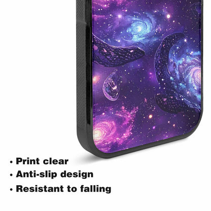 iPhone 15 Plus Case — Galaxy Snake Print Custom, Customized Protective Case