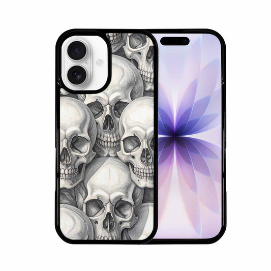 iPhone 17 Case — Skull Dark Art Gothic Print Gothic, Unique Phone Case Design