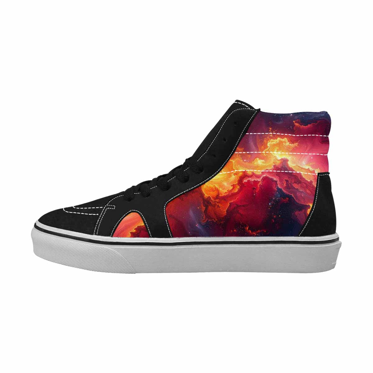 WOMEN'S Galaxy Art - High Top Canvas Surreal Custom Sneakers