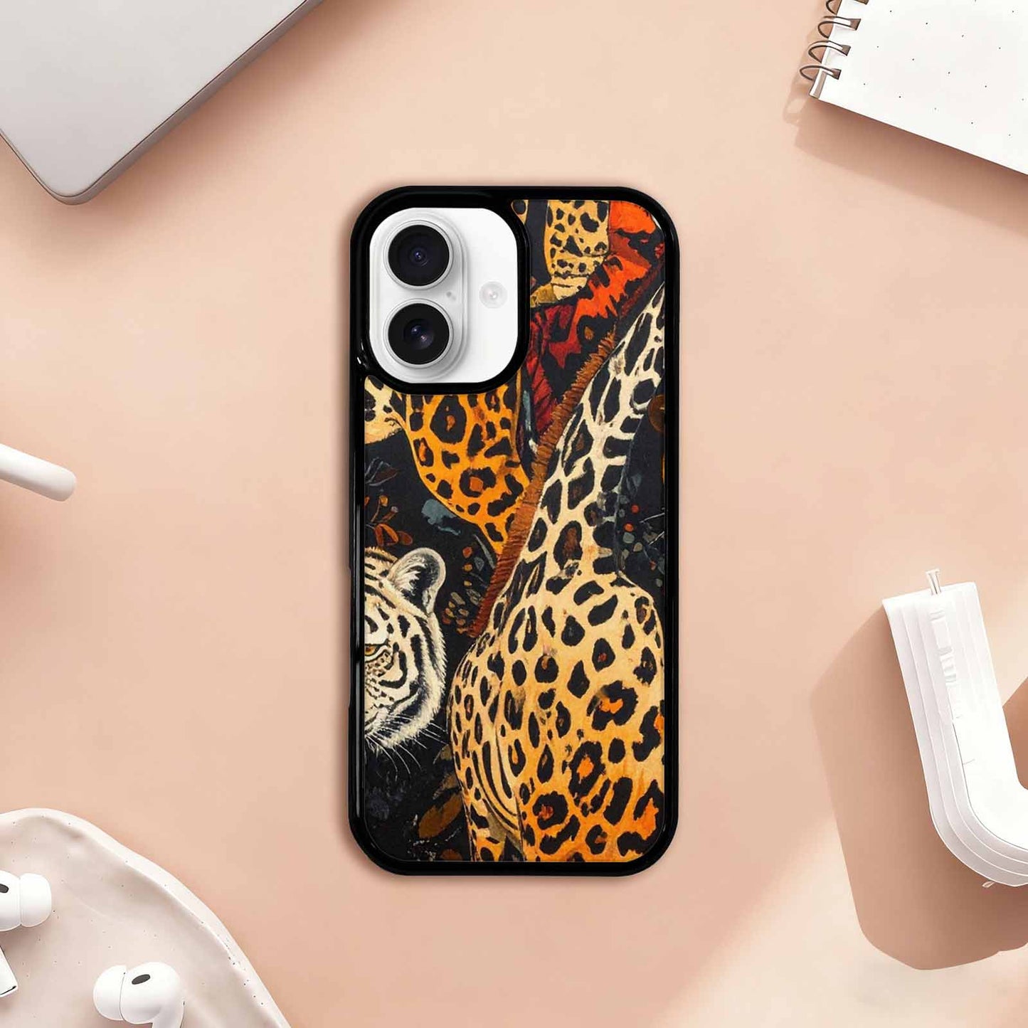 iPhone 17 Case — Small Animal Print Pattern, Animal Print, Original Design Phone Case