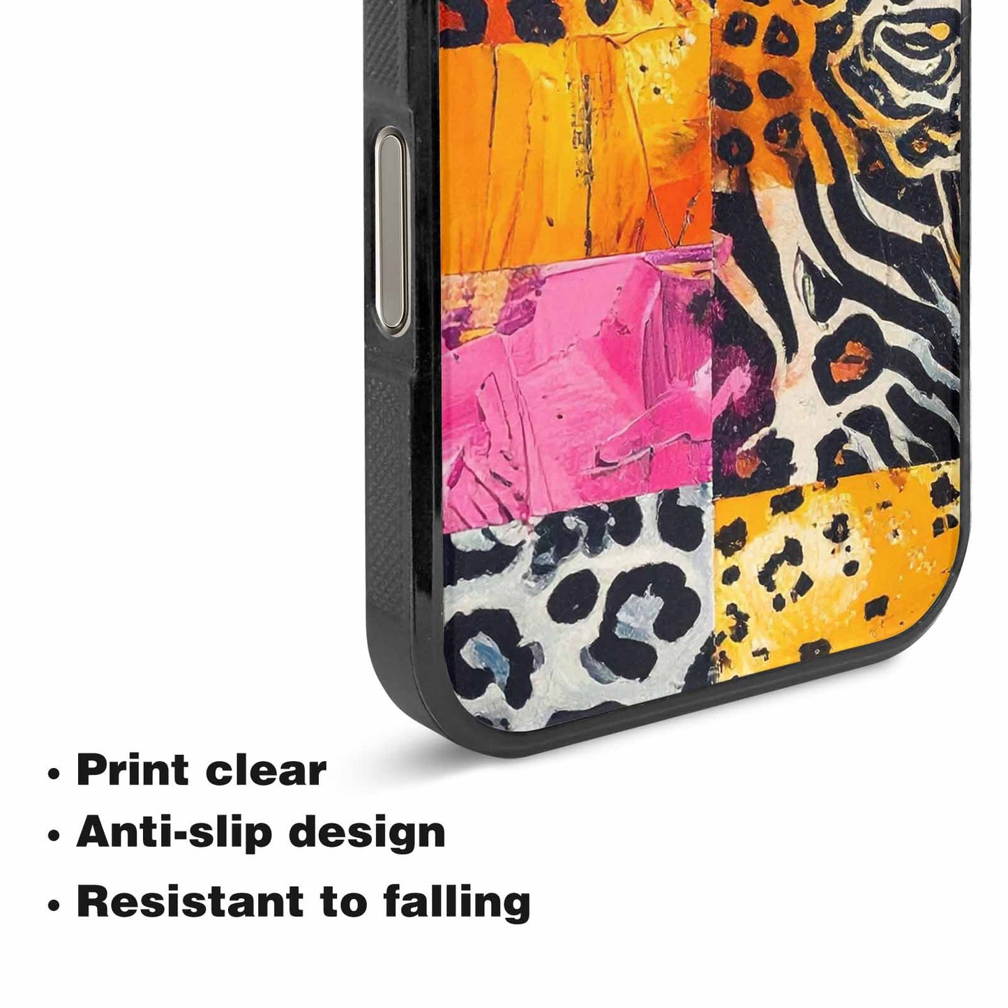 iPhone 16 Pro Case — Full Color Vibrantanimal Print A Frq, Custom Phone Case
