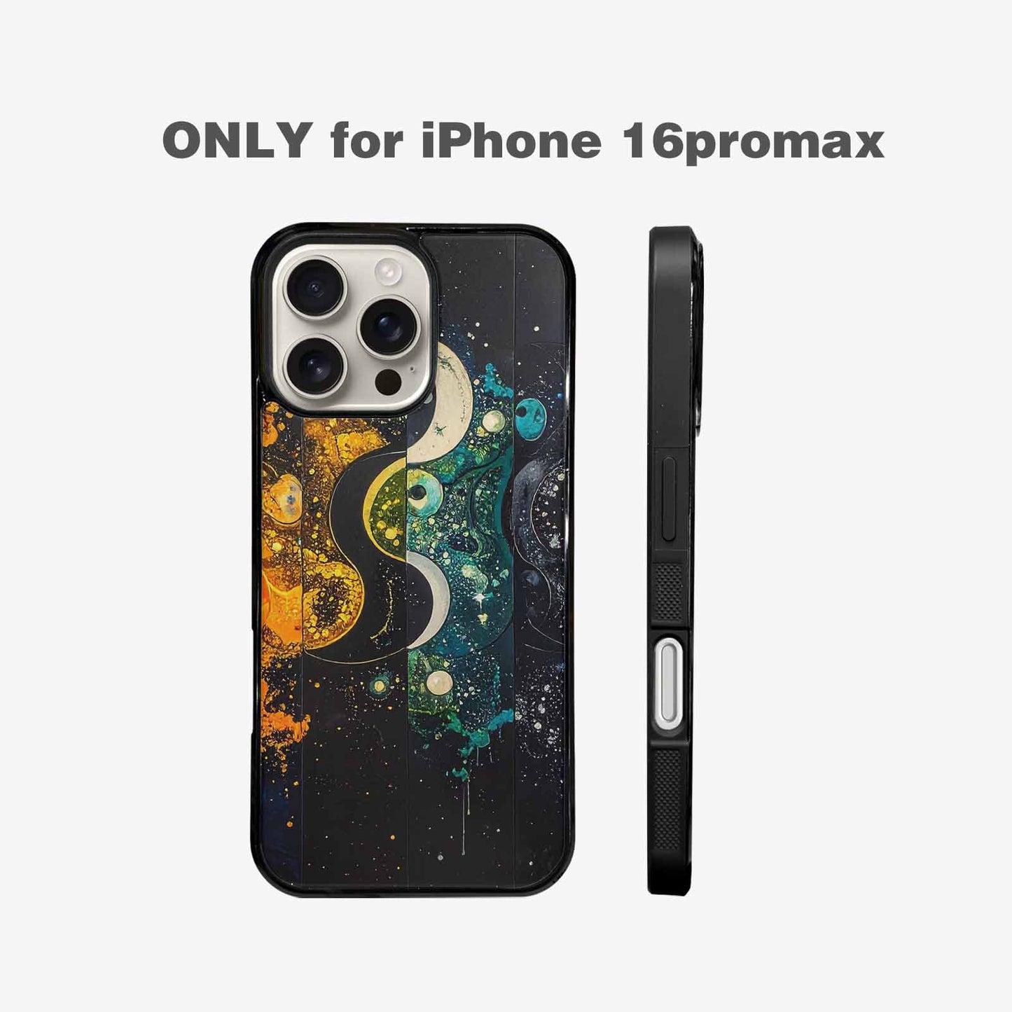 iPhone 16 Pro Max Case — Yin Yang Yin And Yang Symbol, Customized Protective Case