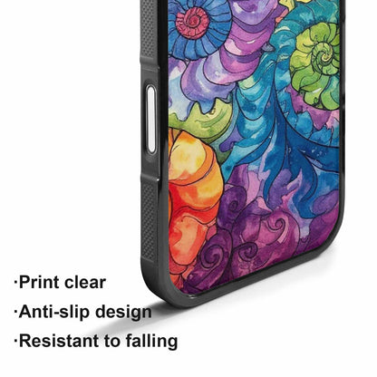 iPhone 17 Case — Tie Dye Swirls (black Tie Dye, Customized Protective Case