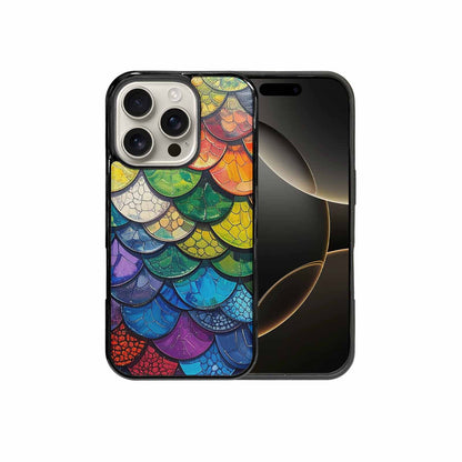 iPhone 16 Pro Case — Reptile Scale Full Color Vibrant Reptile, Custom Art Phone Cover