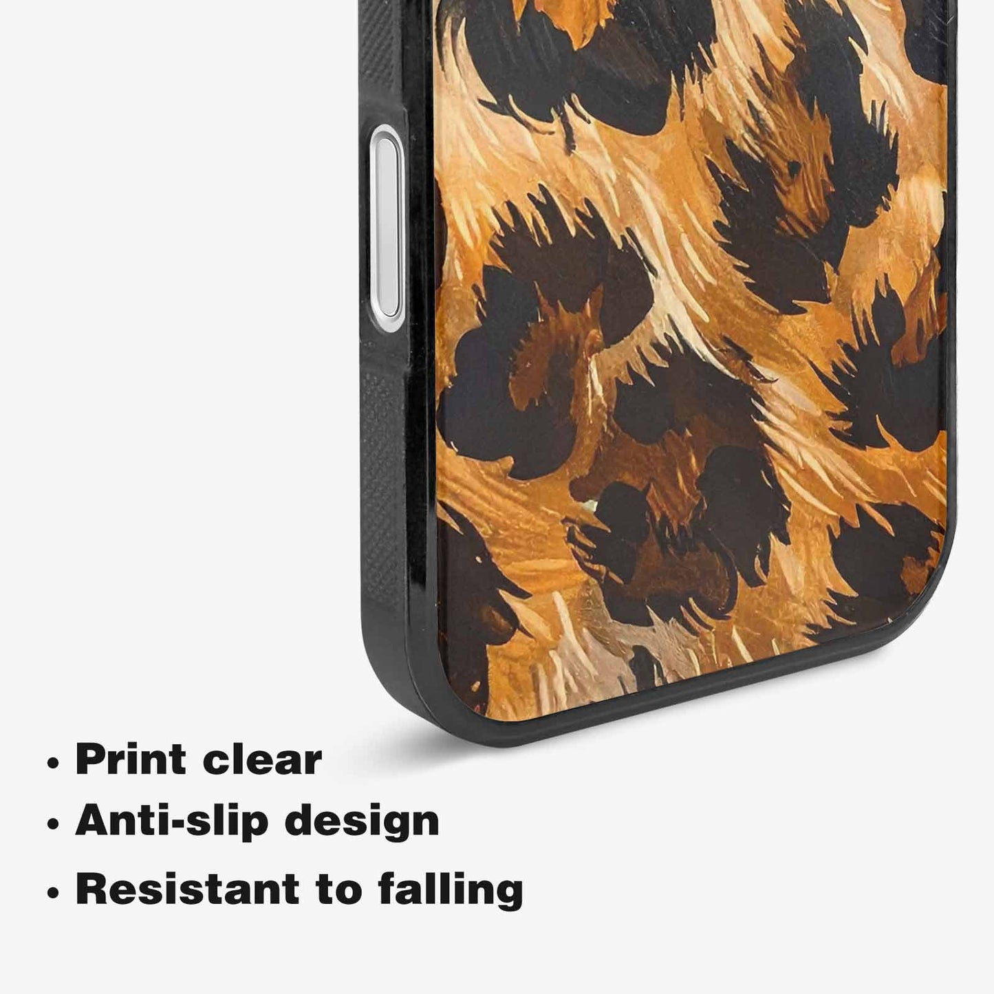 iPhone 16 Plus Case — Leopard Soft Airbrush Gradient, Custom Phone Case
