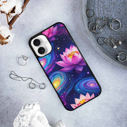 iPhone 16 Plus Case — Lotus Galaxy, Custom Made Phone Cover