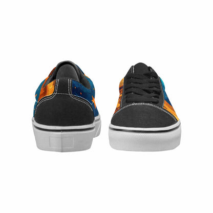 WOMEN'S Steampunk Galaxy Canvas Lace-Up Cottagecore Sneakers