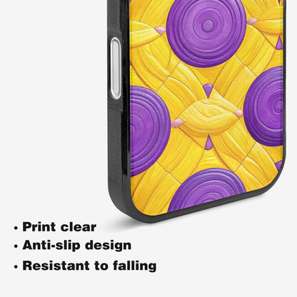 iPhone 16 Case — Intersex Flag Color Theme Small Rainbow, Personalized Phone Case
