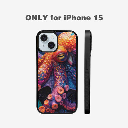 iPhone 15 Case — Octopus Tentacle Octopus Tentacle Pattern Hundreds, Custom Designed Case Cover