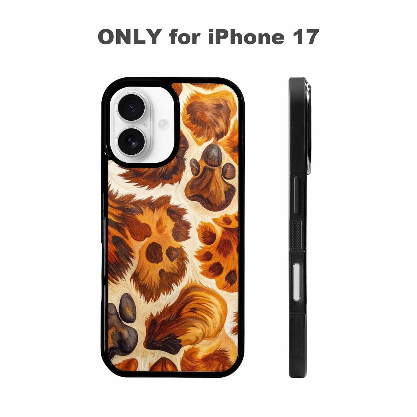 iPhone 17 Case — Small Cow Animal Print Animal Print, Custom Designed Case Cover