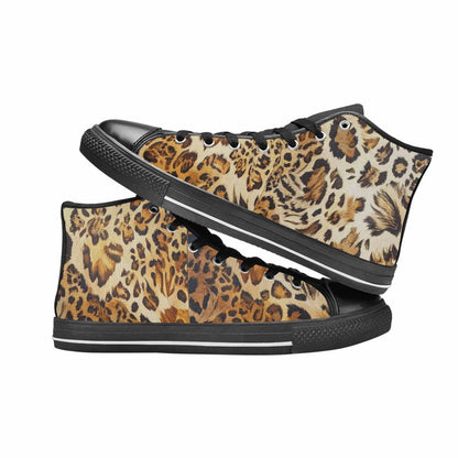 MEN'S Animal Print High Top Canvas Vivid Shoes