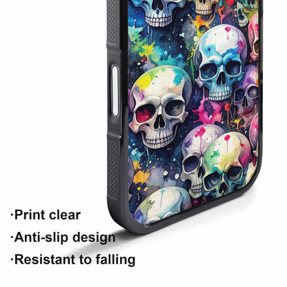 iPhone 17 Pro Case — Skull Dark Art Gothic Print Gothic, Custom Print Case Cover