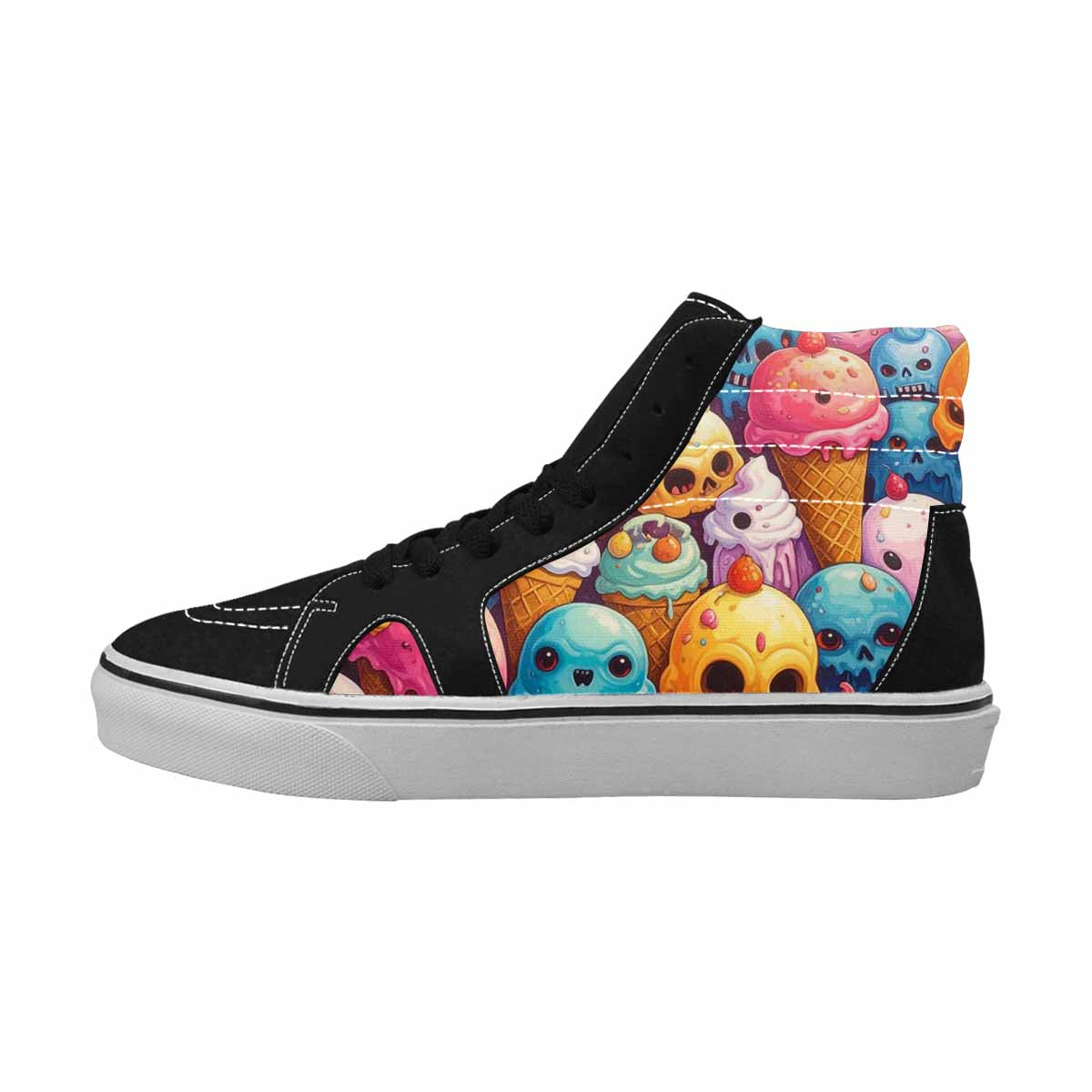 MEN'S Ice Cream Monsters  High Top Canvas Dreamcore Shoes