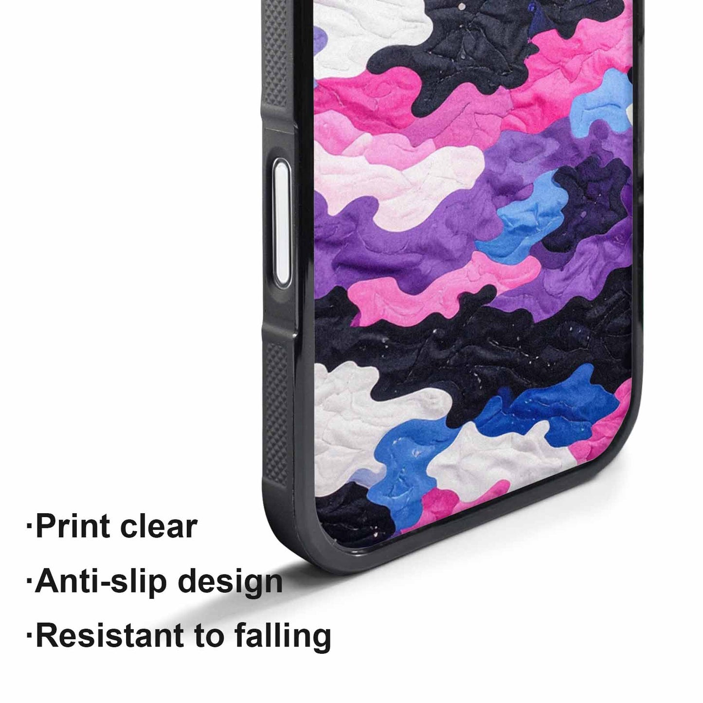 iPhone 17 Air Case — Vivid Camo Genderfluid Pride Camo, Customized Protective Case
