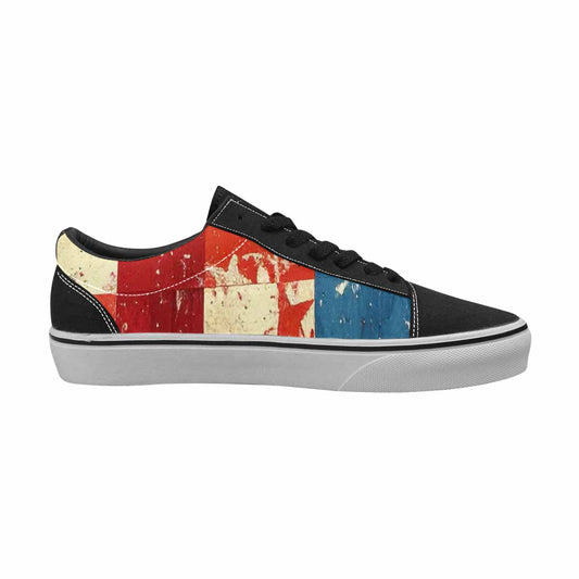 WOMEN'S American Flag Stars Canvas Lace-Up Dreamcore Custom Shoes
