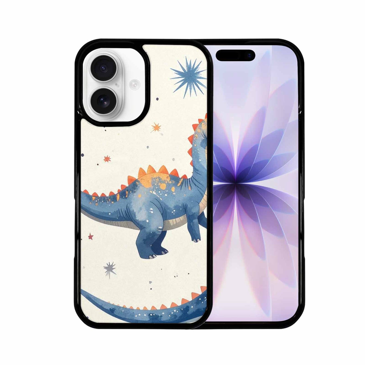 iPhone 17 Case — Retro Dinosaurs Star Galaxy Space, Unique Phone Case Design