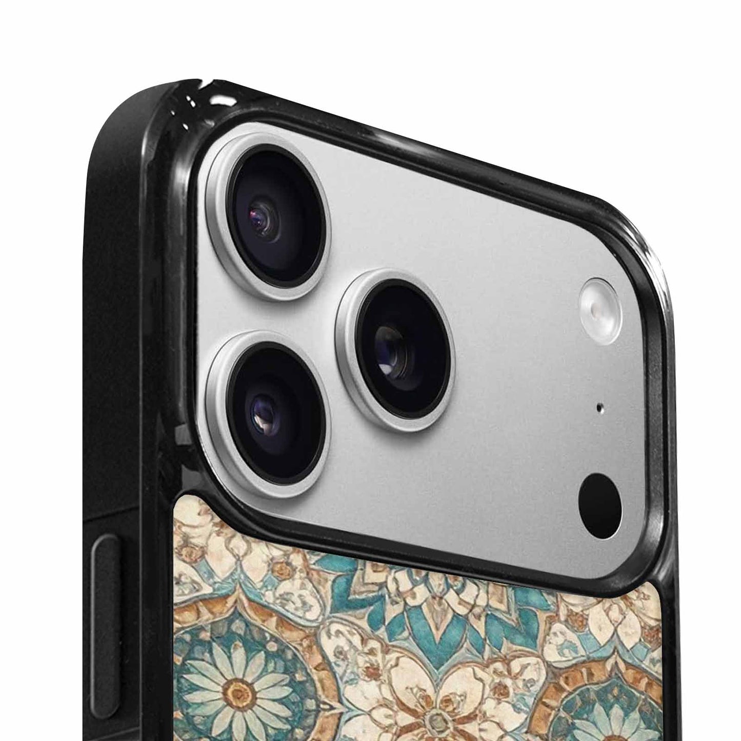 iPhone 17 Pro Max Case — Small Mandala Pattern, Randomly Floral, Custom Print Case Cover