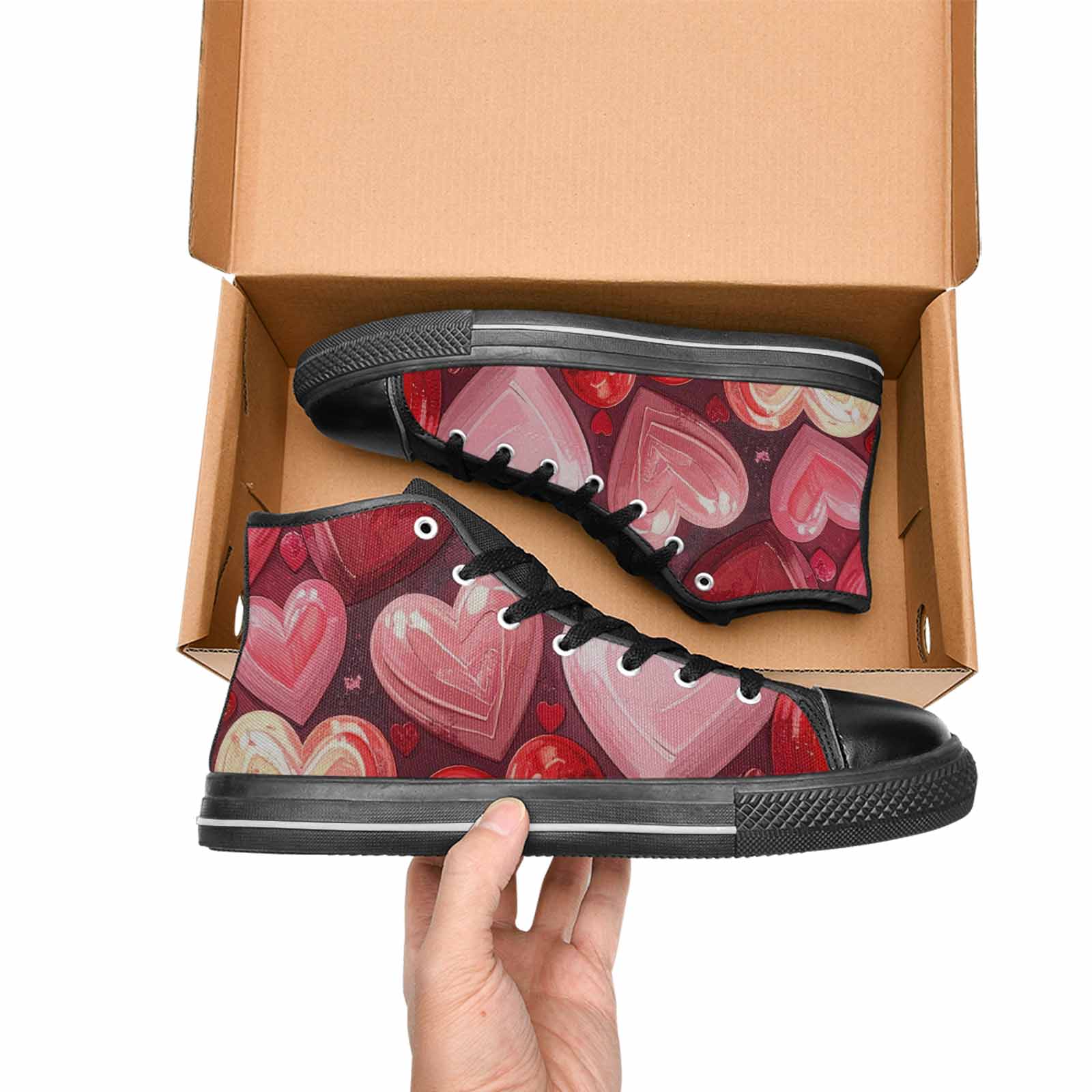 MEN'S No Words Or High Top Canvas Dark Academia Sneakers