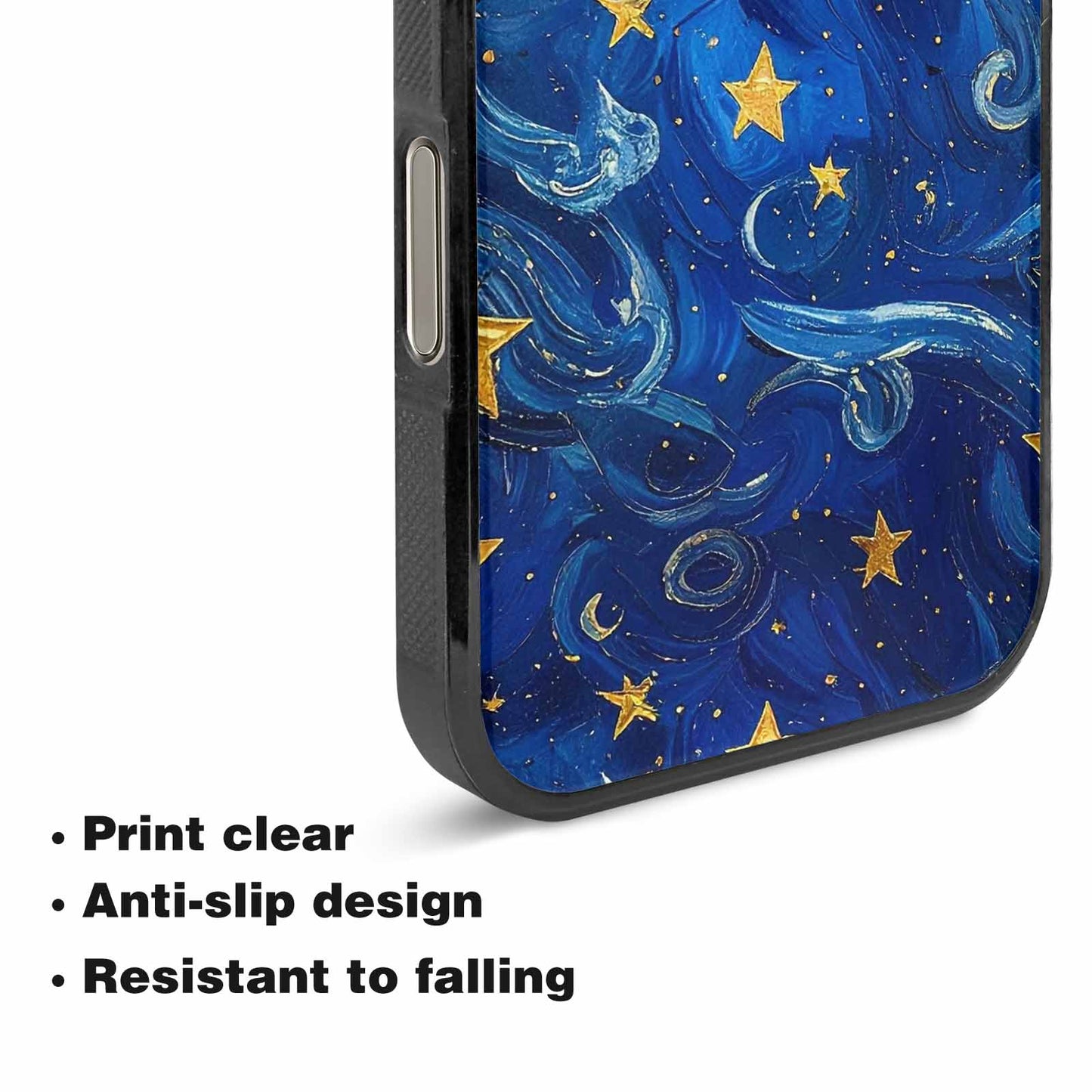iPhone 16 Pro Case — Starry Night Galaxy, Personalized Phone Case