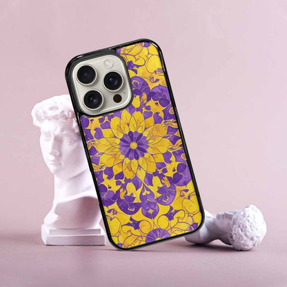 iPhone 16 Pro Case — Intersex Flag Color Theme Small Rainbow, Original Design Phone Case