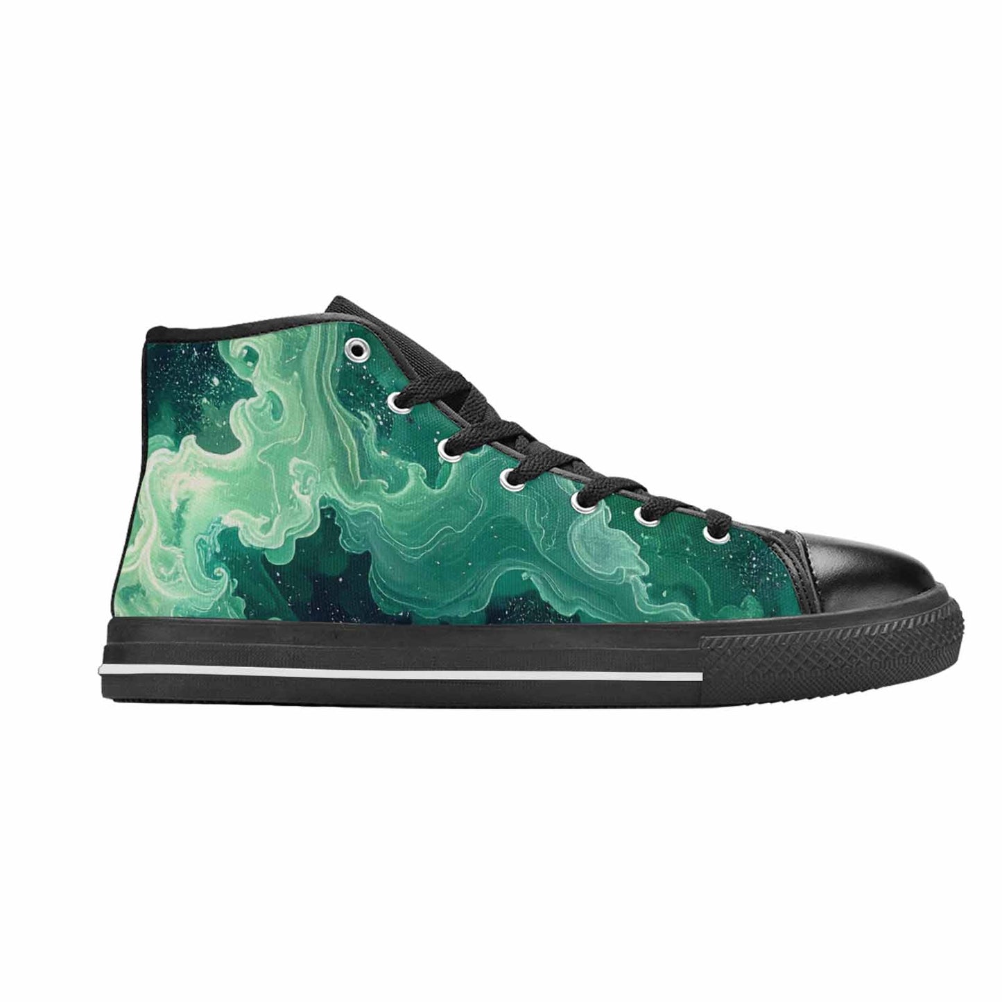 WOMEN'S Galaxy Art - High Top Canvas Dreamcore Shoes
