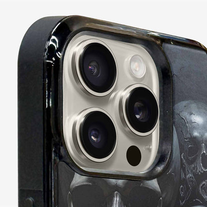 iPhone 16 Pro Max Case — Grey Dark Black And Grey Tones, Customized Protective Case