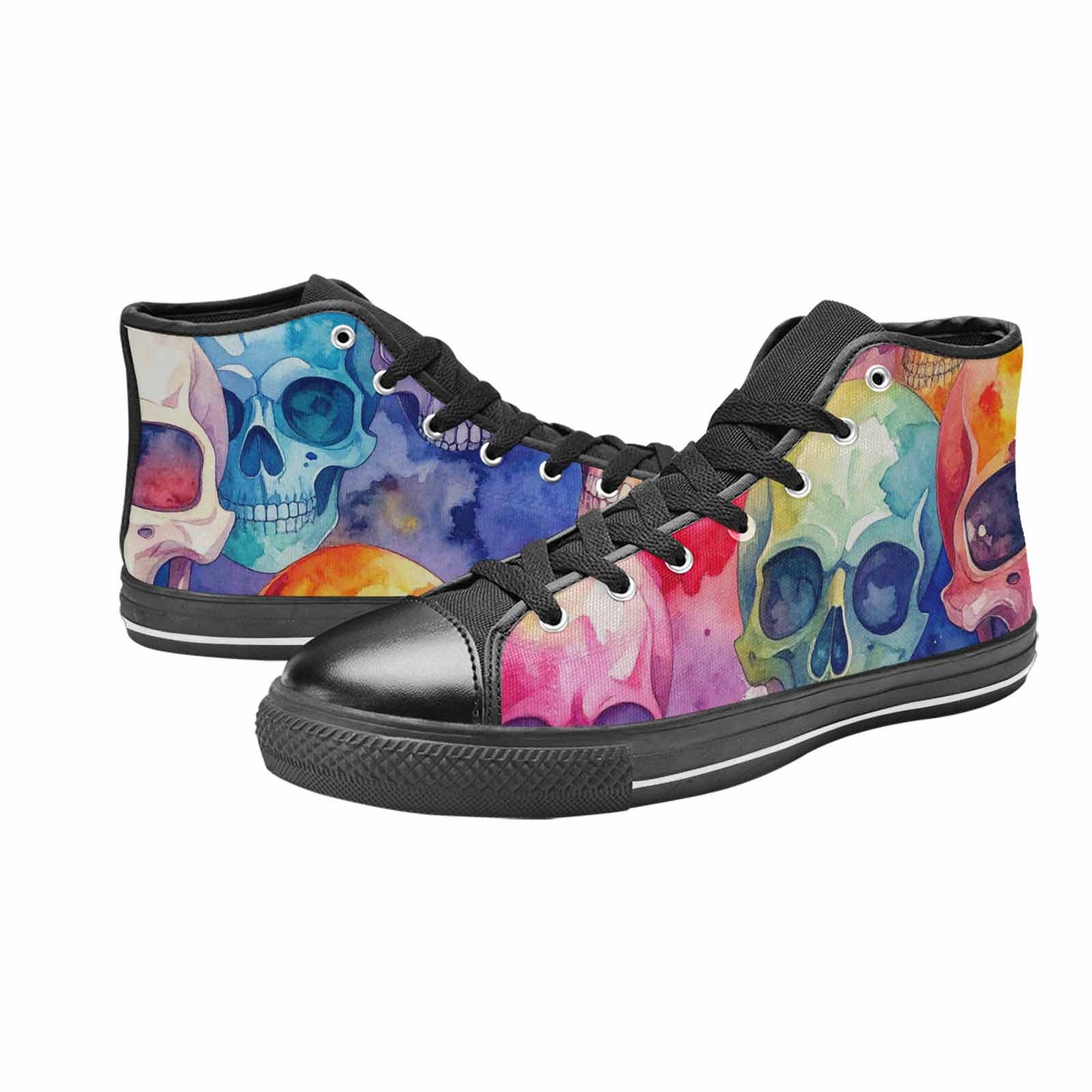 MEN'S Kulls - Watercolor High Top Canvas Grunge Shoes