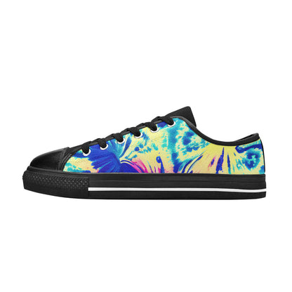 MEN'S Tie Dye Splash Retro Canvas Dreamcore Shoes
