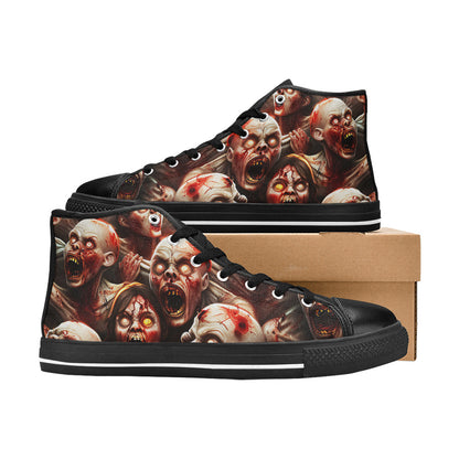 MEN'S Monsters Men’S High Top Canvas Dark Academia Custom Sneakers