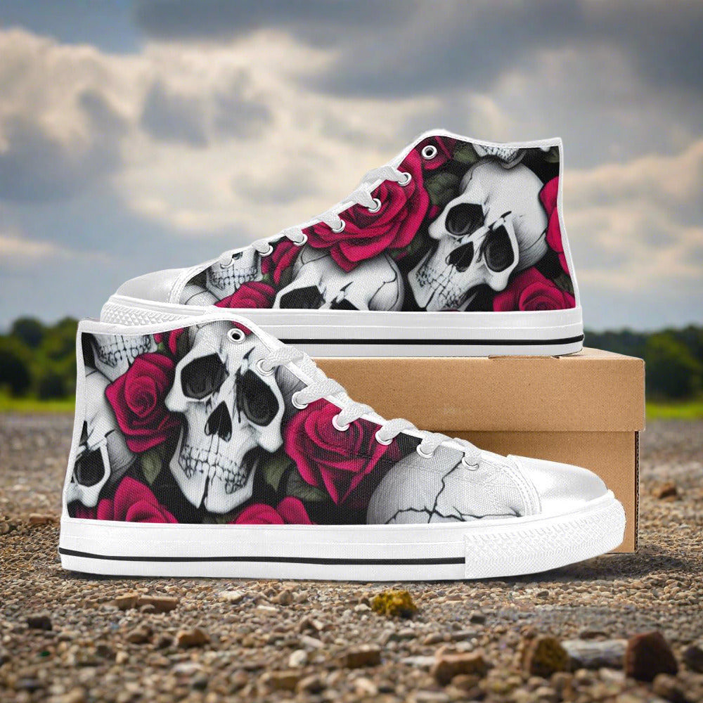 Celtic Blue Gold Unique WOMEN Bold Art - Freaky Shoes | Custom Art Sneakers