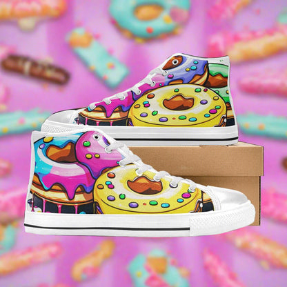 Wolf Neon Electric Custom Bold Art - Freaky Shoes