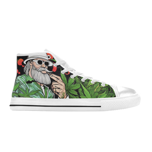 MEN'S Healthy Garden 420 Men’S High Top Canvas Grunge Sneakers