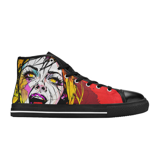 MEN'S Scream 2 Men’S High Top Canvas Grunge Sneakers