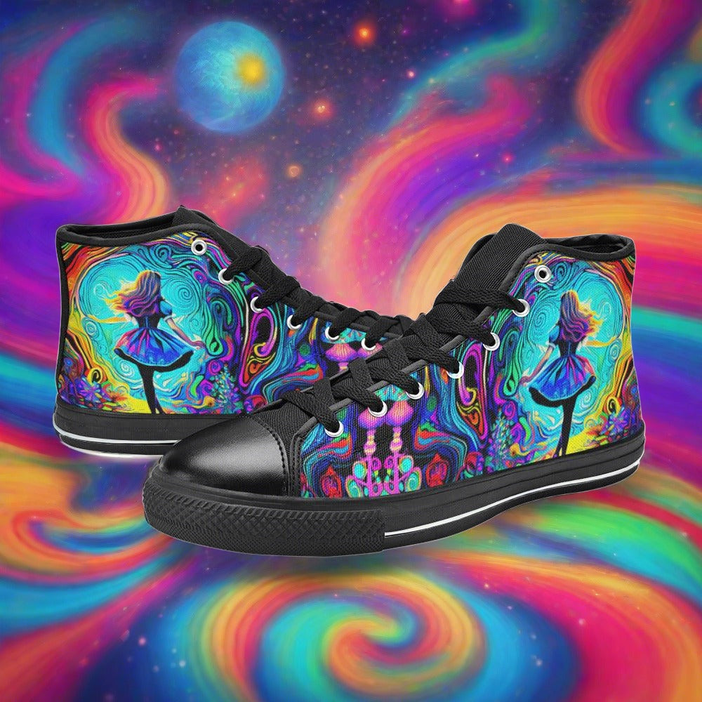 Viking Earthy Brown Unique MEN Bold Art - Freaky Shoes | Custom Art Sneakers