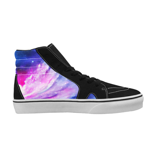MEN'S Galaxy Art Out Space High Top Skateboarding Surreal Custom Sneakers